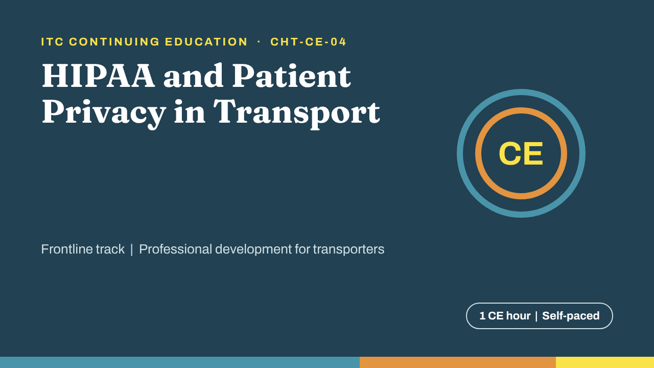 HIPAA and Patient Privacy (CHT-CE-04)