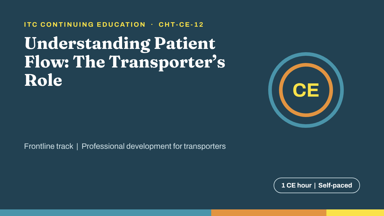 Understanding Patient Flow (CHT-CE-12)