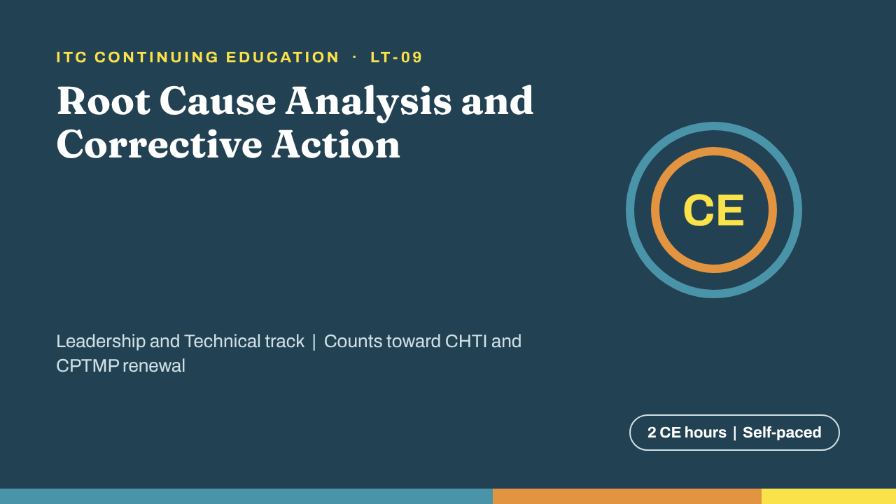 Root Cause Analysis (LT-09)