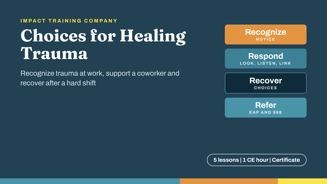 Choices for Healing Trauma