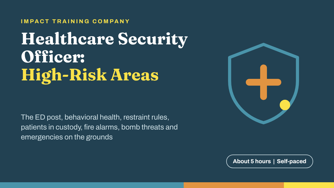 Security Officer High-Risk Areas