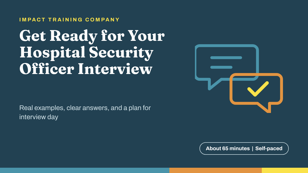 Security Officer Interview Prep