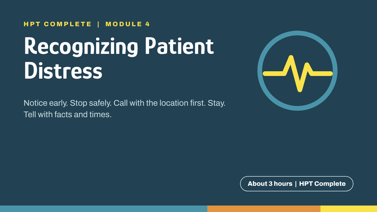 Recognizing Patient Distress