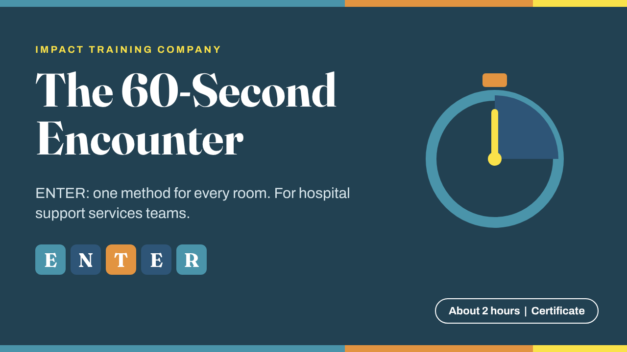 The 60-Second Encounter: Support Services